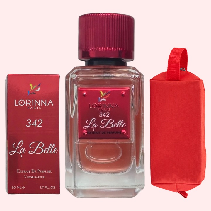 Set Extract de Parfum Lorinna Paris Parfum La Belle, 50 ml, de Dama si Gentuta Parfumuri