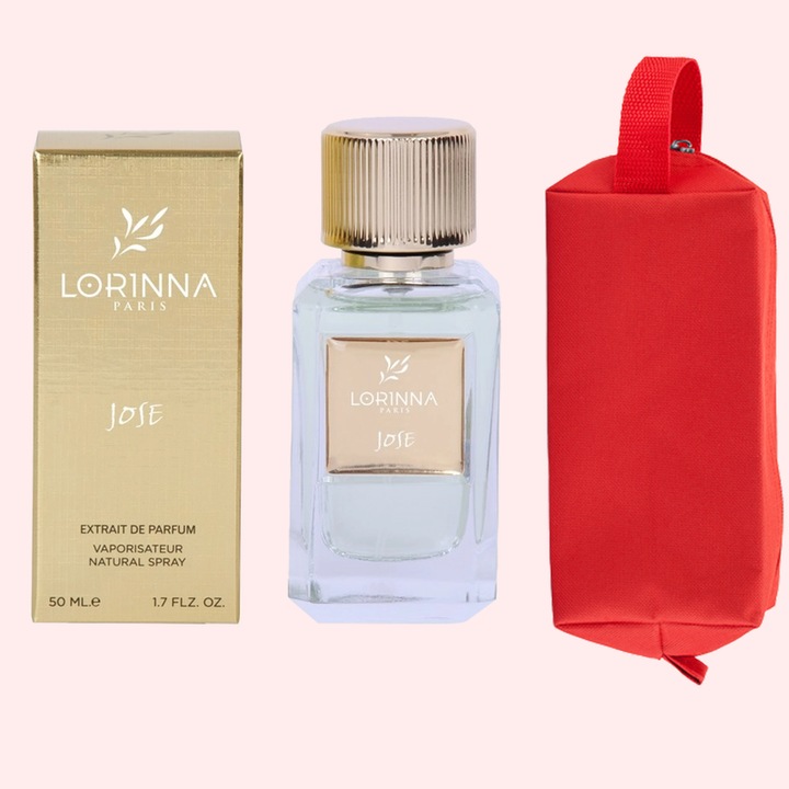 Set Extract de Parfum Lorinna Paris Parfum J`ose women, 50 ml, de Dama si Gentuta Parfumuri