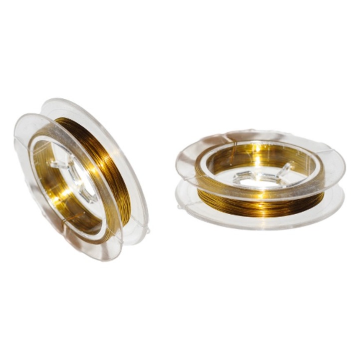 Sarma artizanat aurie, 10m, Junior, accesorii, pentru 3 ani