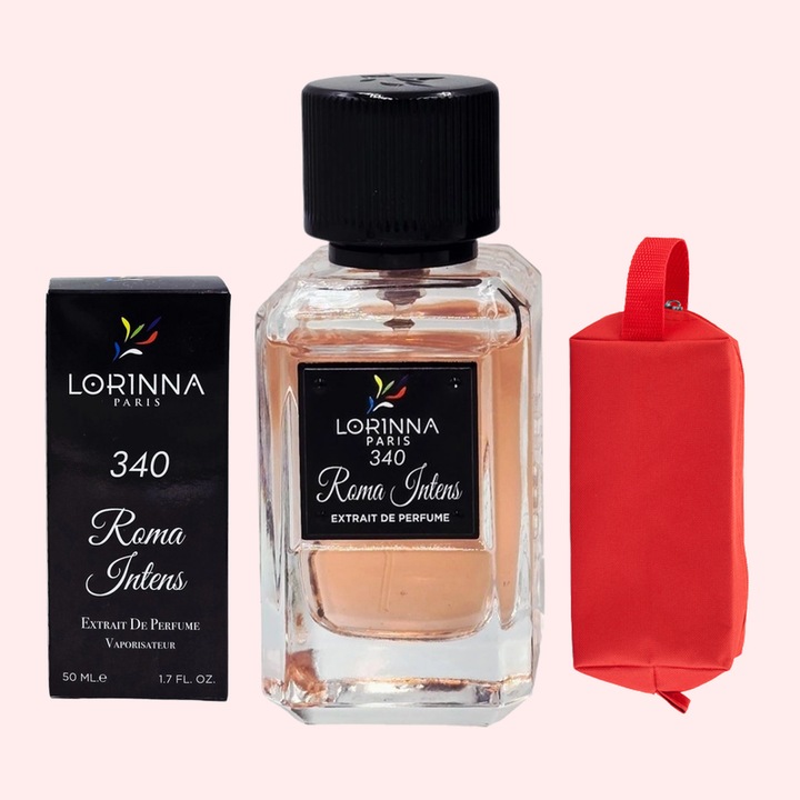Set Extract de Parfum Lorinna Paris Parfum Roma Intense, 50 ml, de Barbat si Gentuta Parfumuri