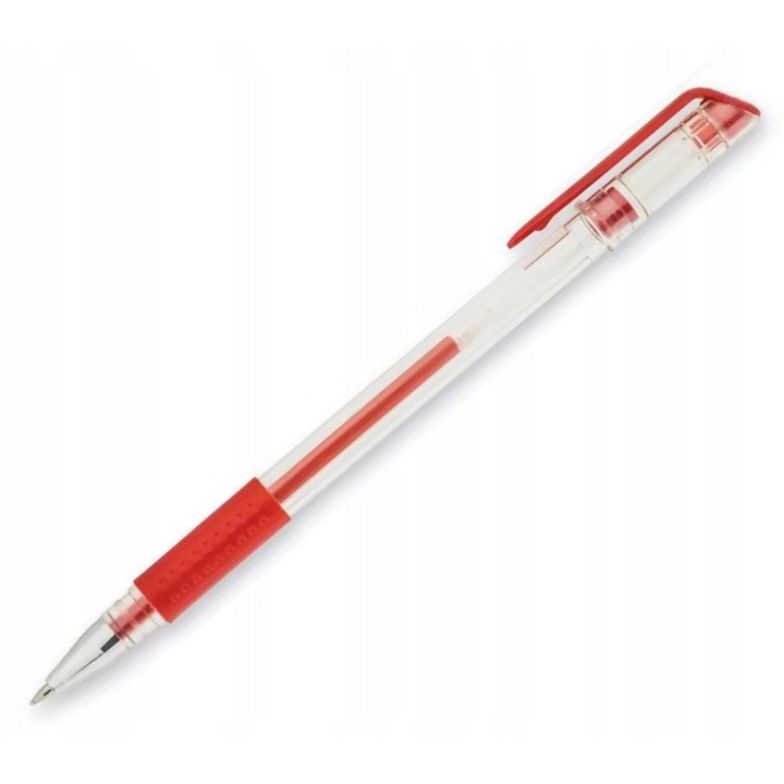 Pix Gel Taurus 0.5mm, Piros, Ergonomikus, Klipszes