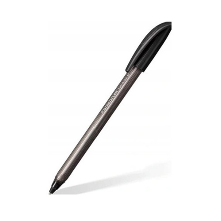 Pix Staedtler Ball 432 M, Fekete, Közepes vonal (0.7mm)