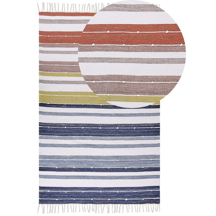 Covor multicolor pentru exterior 140 x 200 cm Tozakli