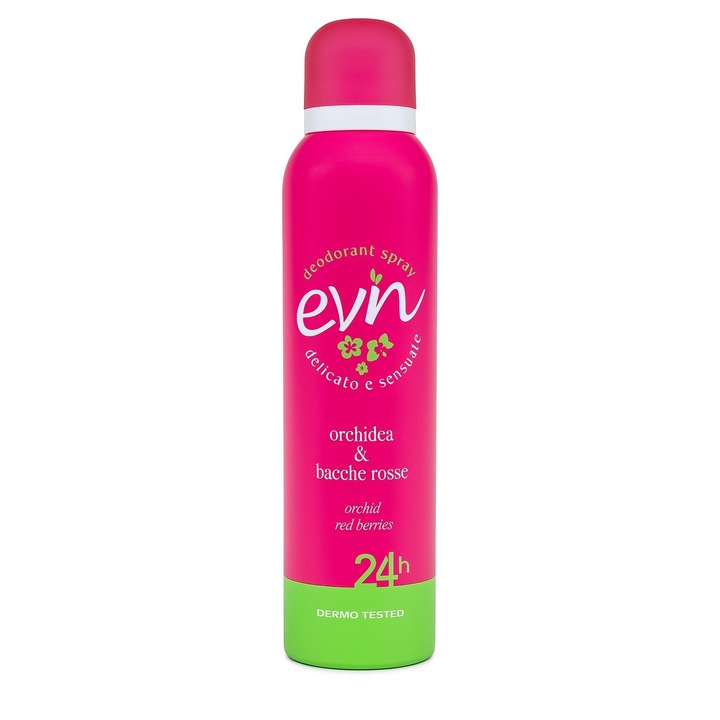 Deodorant Spray cu Orhidee si Fructe de Padure, Evin, 150 ml