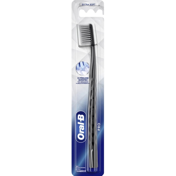 Periuta de dinti clasica, Oral-B PRO Extra Soft, Negru