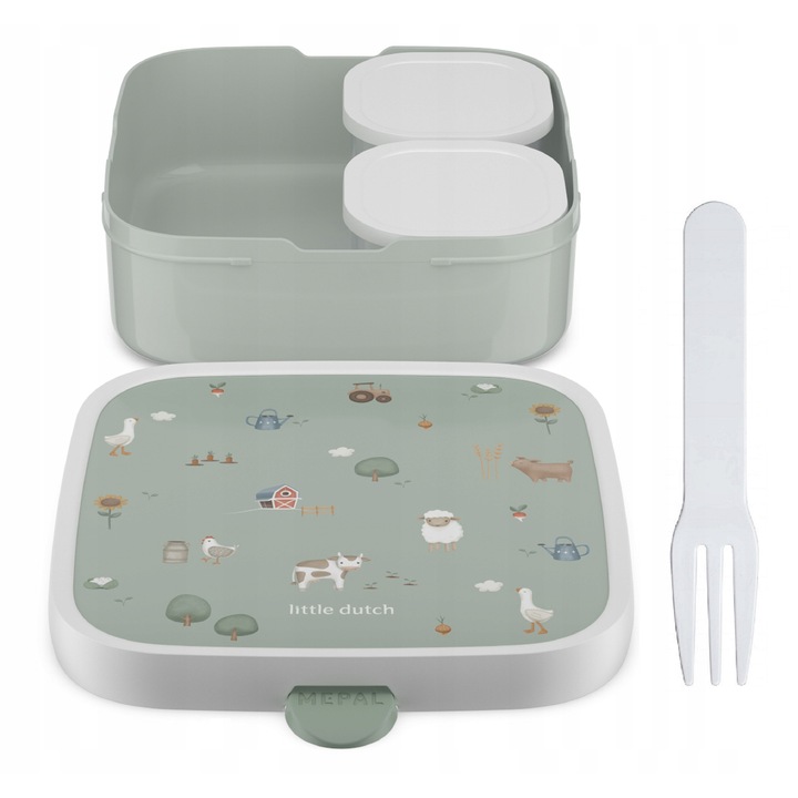 Cutie Pranz Mepal Campus Bento Large XL Little Farm 1650ml