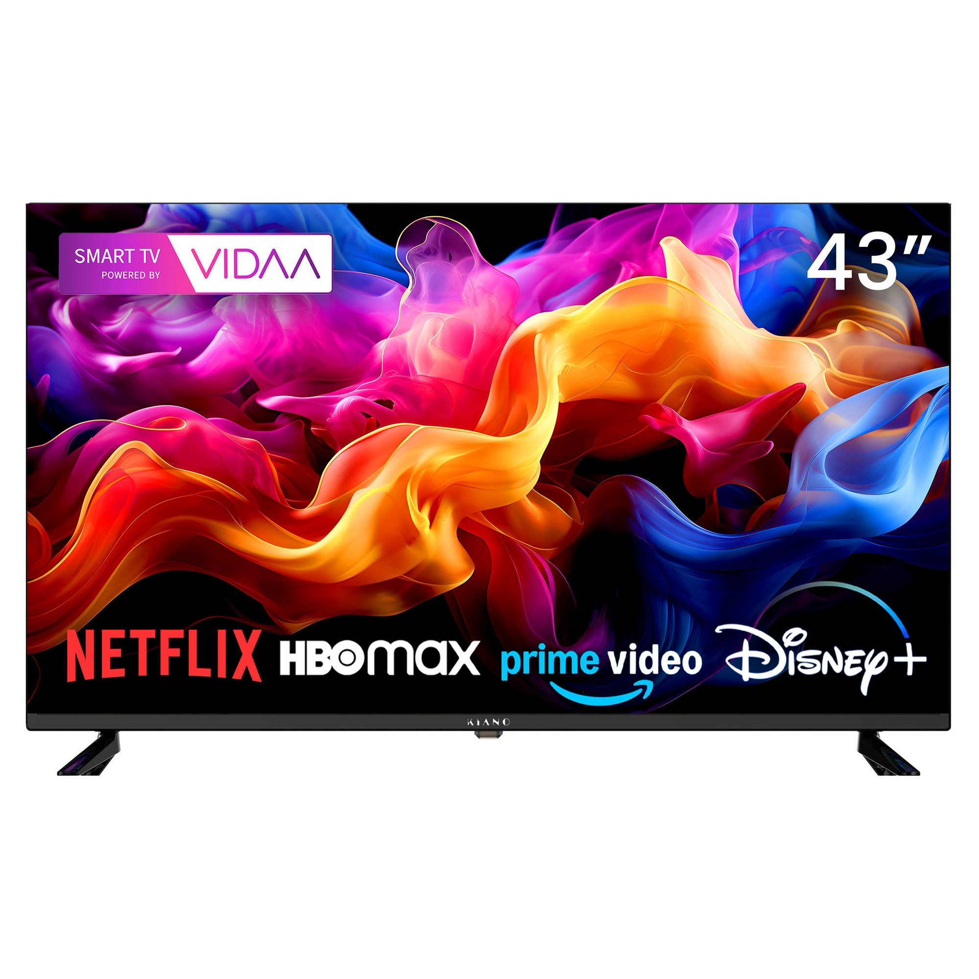 Televizor Kiano Elegance 43', D-LED, Smart TV, DVB-T2/S2, 1,5 GB RAM, 8 GB memorie flash, 108 cm, VIDAA, 4K Ultra HD