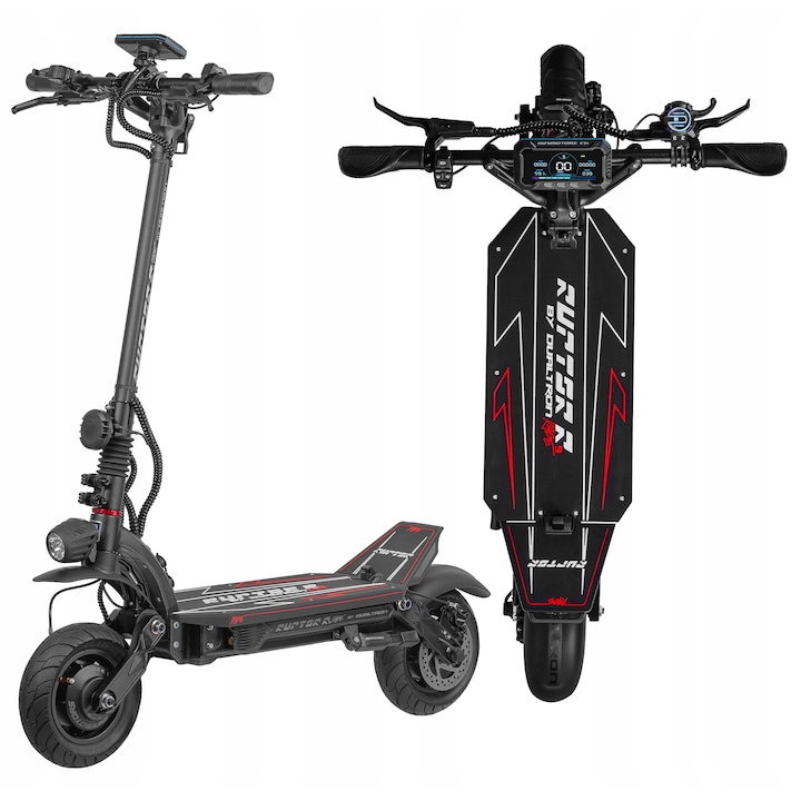 Trotineta electrica Ruptor R9 Rage, 4000W, 100 km autonomie, frane hidraulice, 60V 30Ah, LED RGB
