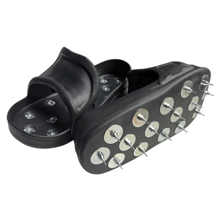 Incaltaminte profesionala pentru pardoseli epoxidice si PU, 3 cm, ergonomice, usor de curatat, negru