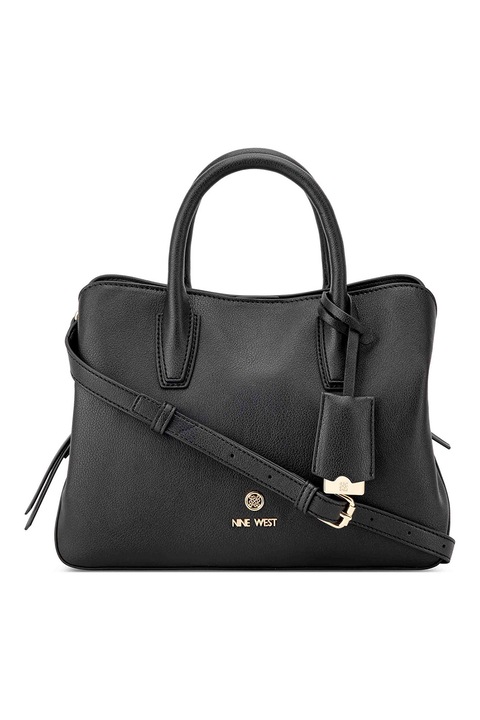 NINE WEST, Műbőr válltáska, Fekete
