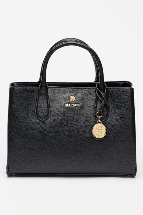 NINE WEST, Geanta shopper din piele ecologica Kyrie, Negru