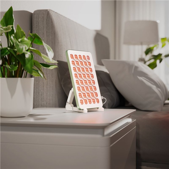 Lampa Nanoleaf Light Therapy, LED, 4 niveluri de intensitate, USB-C, Alb