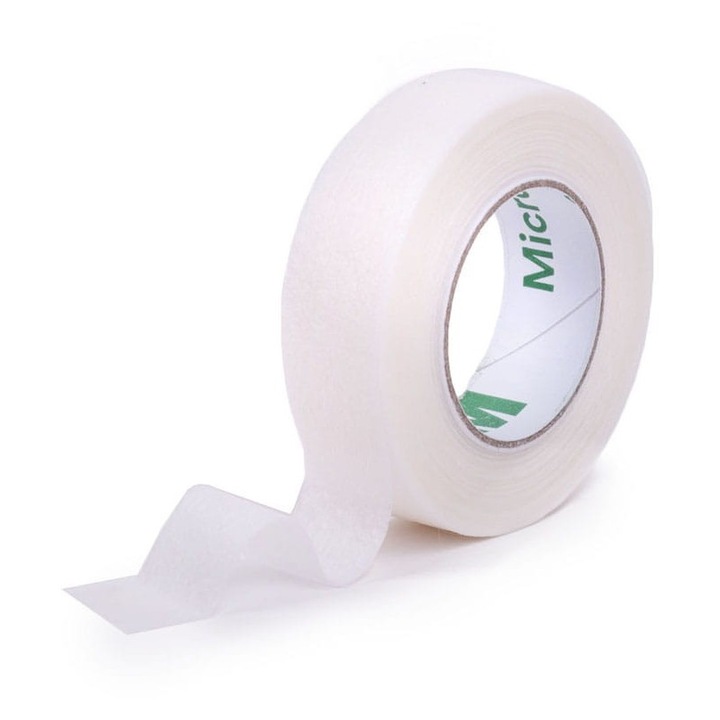 Banda medicala pentru extensia genelor, Wonder Lashes, 9,1m x 1,25cm, hypoalergenica, confortabila