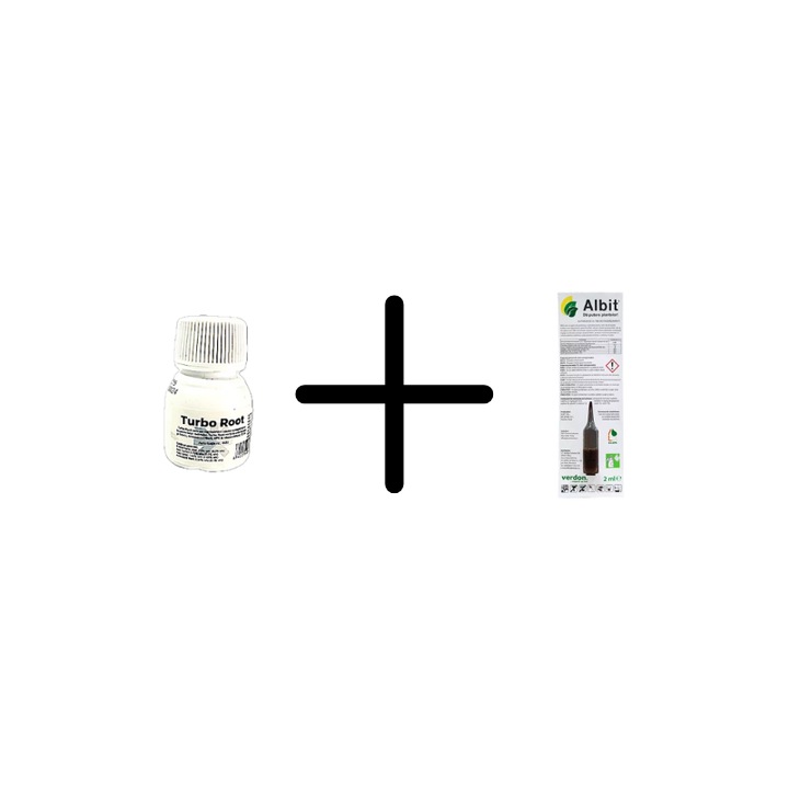Set Îngrășământ Turbo Root 25 ml + Îngrășământ Albit 2 ml, Vitana, Pesticid, Legumicultura