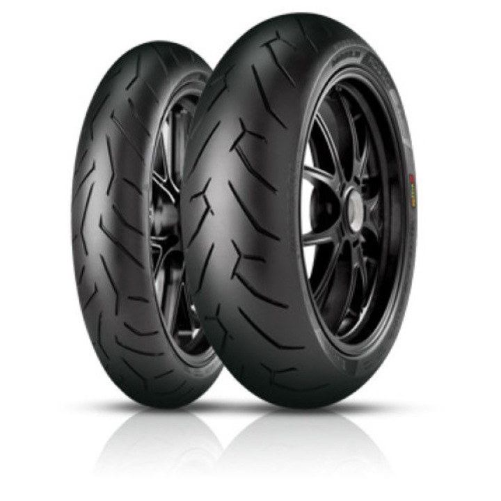 Anvelopa moto Pirelli Diablo Rosso II 120/70 ZR17 TL (58W) M/C, Variante K, Roata fata