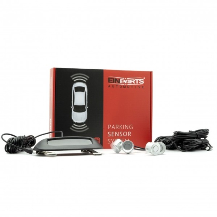 Set senzori de parcare spate EinParts Automotive EPP5900/EPP5300 argintiu cu afișaj