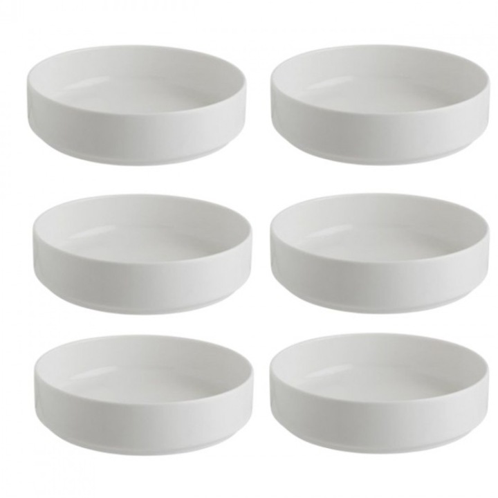 Set 6 boluri portelan Bonna Hygge 16cm, 500 ml