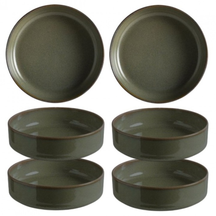 Set 6 boluri Bonna Gloire East portelan 16cm 500ml