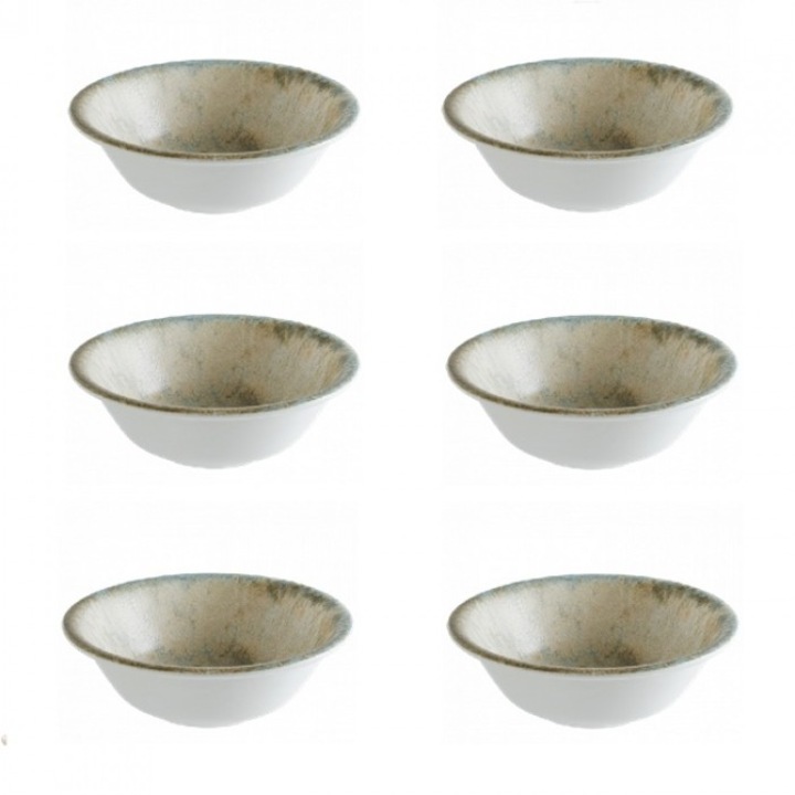 Set 6 boluri sos Bonna Luz portelan 9cm 50ml