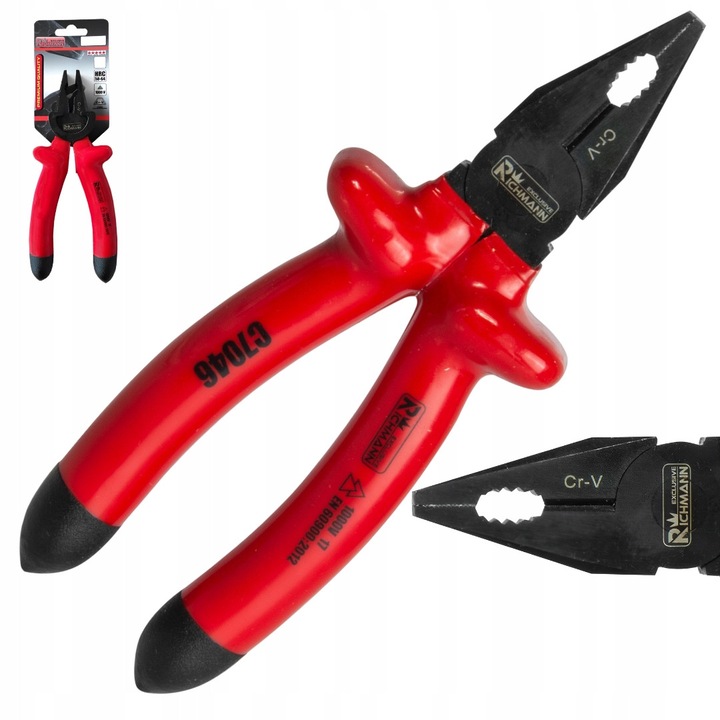 Cleste Electric Izolat RICHMANN 1000V, 160mm, CR-V, Antiderapant