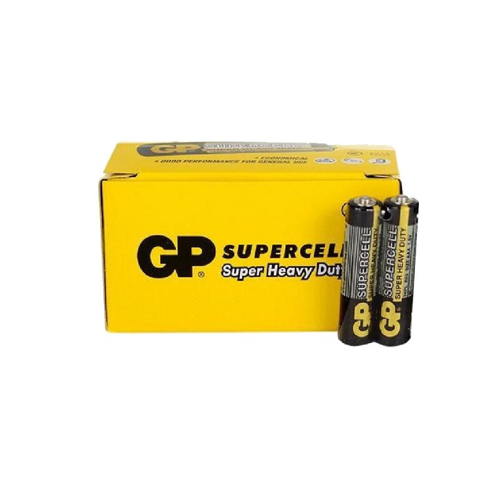 Set 40 baterii GP R6, Zinc Carbon, Super Heavy Duty, in folie