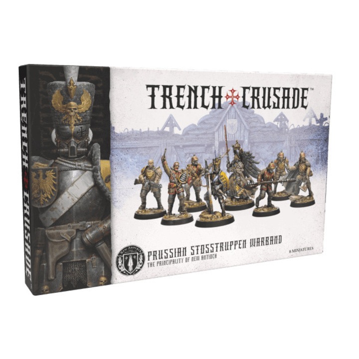 Extensie de joc Trench Crusade, The Prussian Stosstruppen Warband, Archon Studio, 8 modele de asamblat, gri