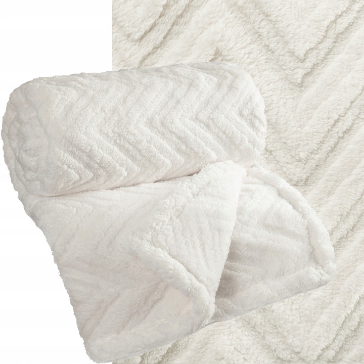 Patura Eurofirany, model D91 Jodla, 150x200cm, crem, 340 GSM, 100% poliester