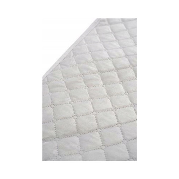 Cuvertura de pat 220x240 Beddo 006 catifea gri deschis fata-verso Faro