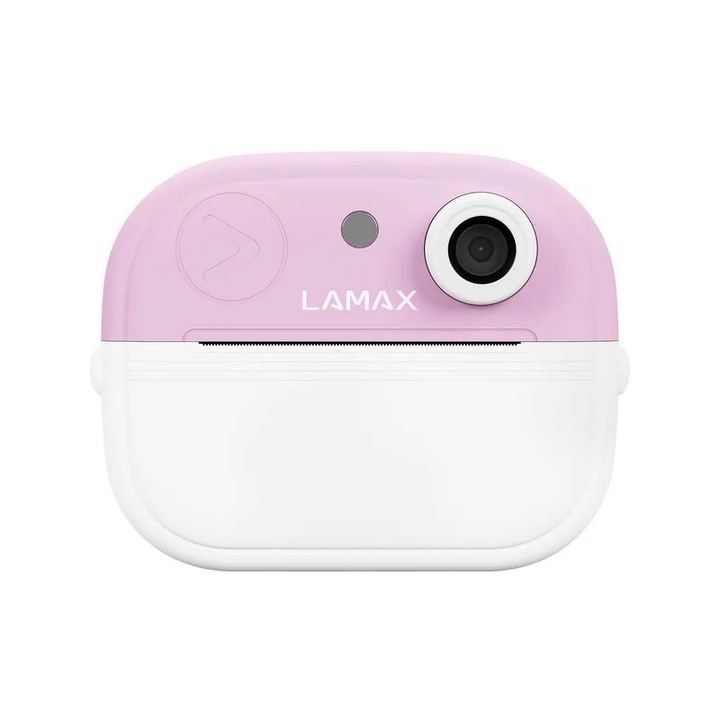 Aparat foto compact Lamax InstaKid2 Play, 48MP, Full HD, roz, 101x82x41cm, 64GB