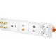 Контакт Simon Basic, инокс, 7,8x7,8x1см, RCA 230V