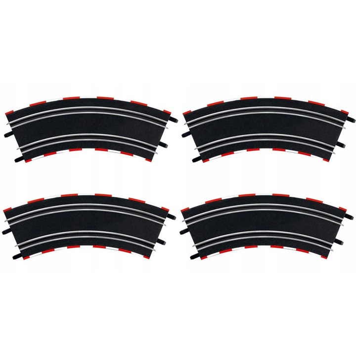 Set de 4 curbe Carrera GO!!! Digital 143, 3/45, 1:43