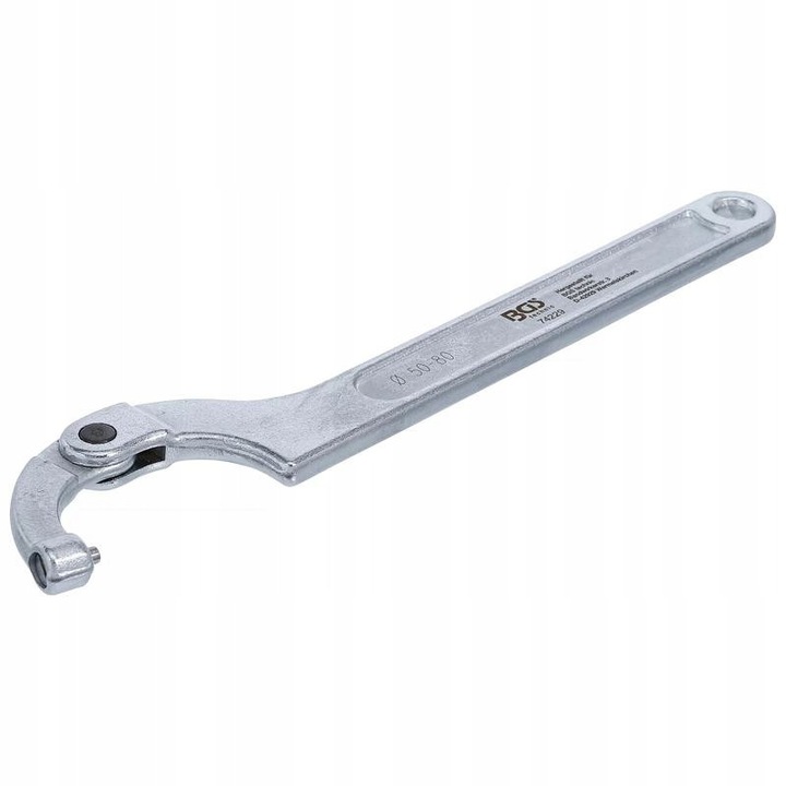Cheie carlig articulata BGS, 50-80 mm, pentru piulite cu crestaturi