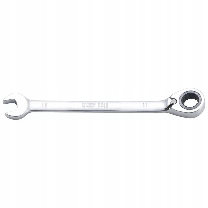 Cheie tubulara fixa ​​BGS 11 mm, cu clichet reversibil 72 dinti
