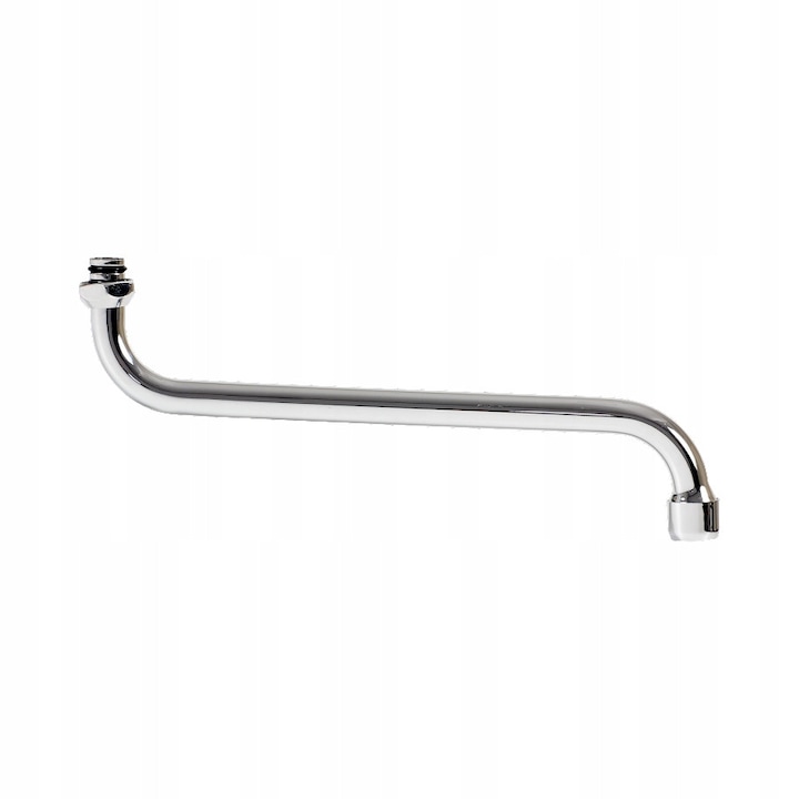 Teava pentru baterie tip S, 250 mm, cromata, pentru bucatarie si baie