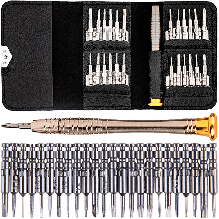 25 az 1-ben Precíziós Torx Csavarhúzó Készlet Elektronikához és Telefonokhoz