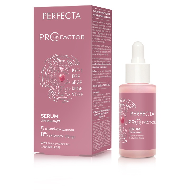 Dax ProAgeFactor 30 ml emelő arcszérum, könnyed, hidratáló, csökkenti a ráncokat, javítja a rugalmasságot