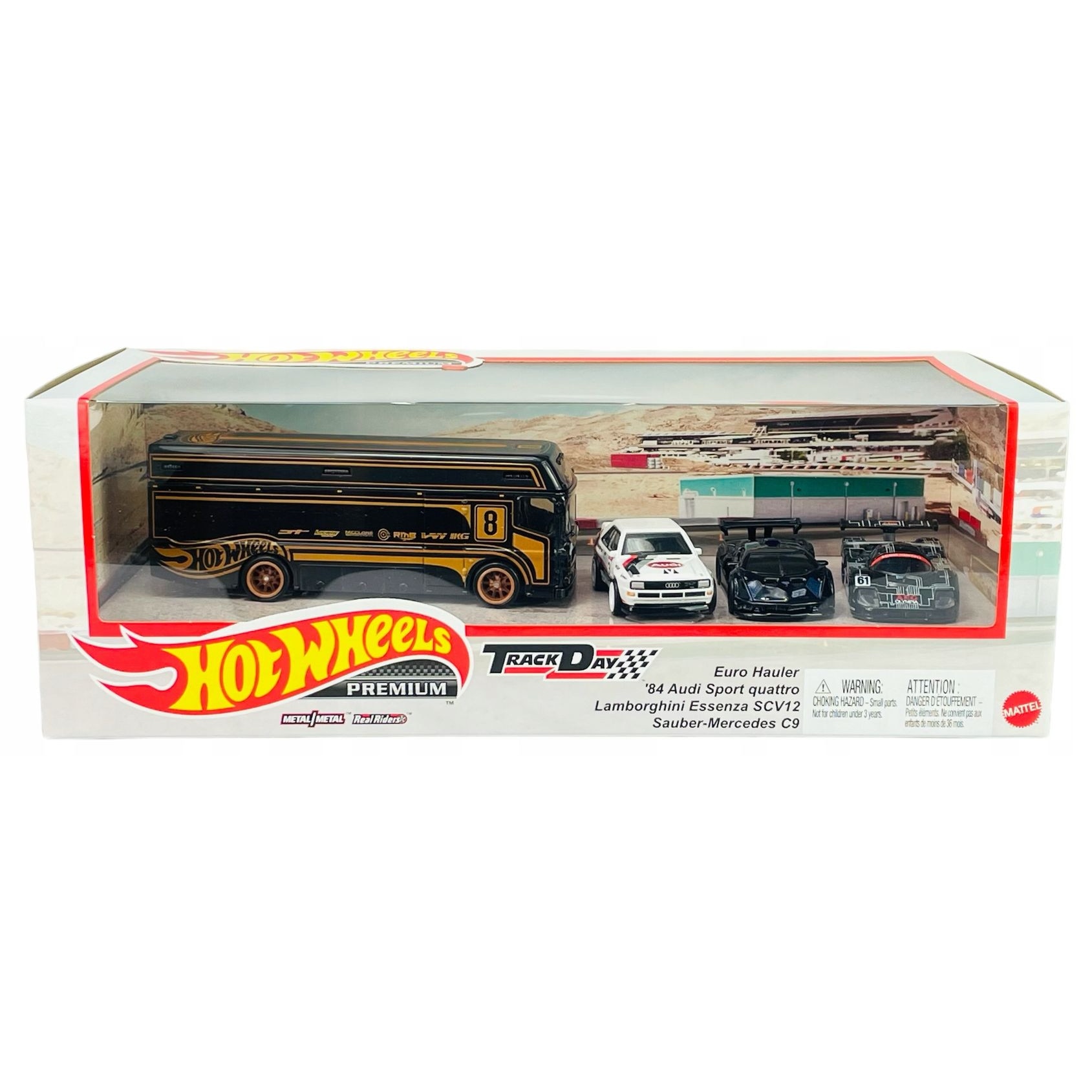 Set Diorama Hot Wheels Track Day Premium, Scara 1:64 - eMAG.ro