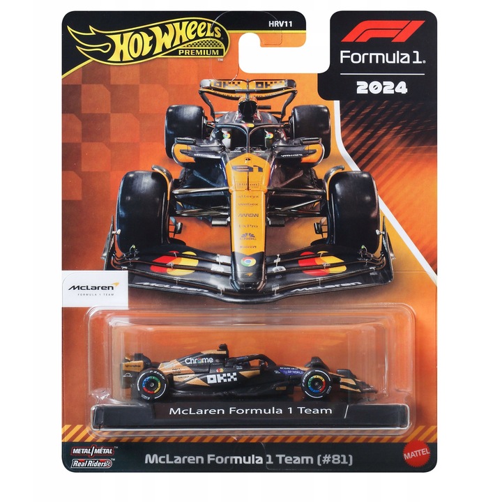 Количка Hot Wheels Premium McLaren Formula 1 (#81) Мащаб 1:64