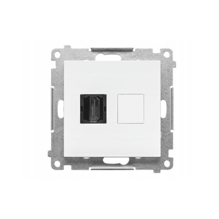 Priza HDMI Simpla Alb Mat Simon 55 - TGHDMI.01/111