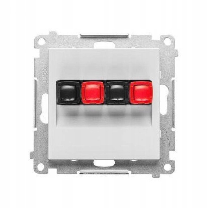 Priza difuzor dubla 2, 5mm2 mat gri deschis Kontakt-Simon TGL2.01/114