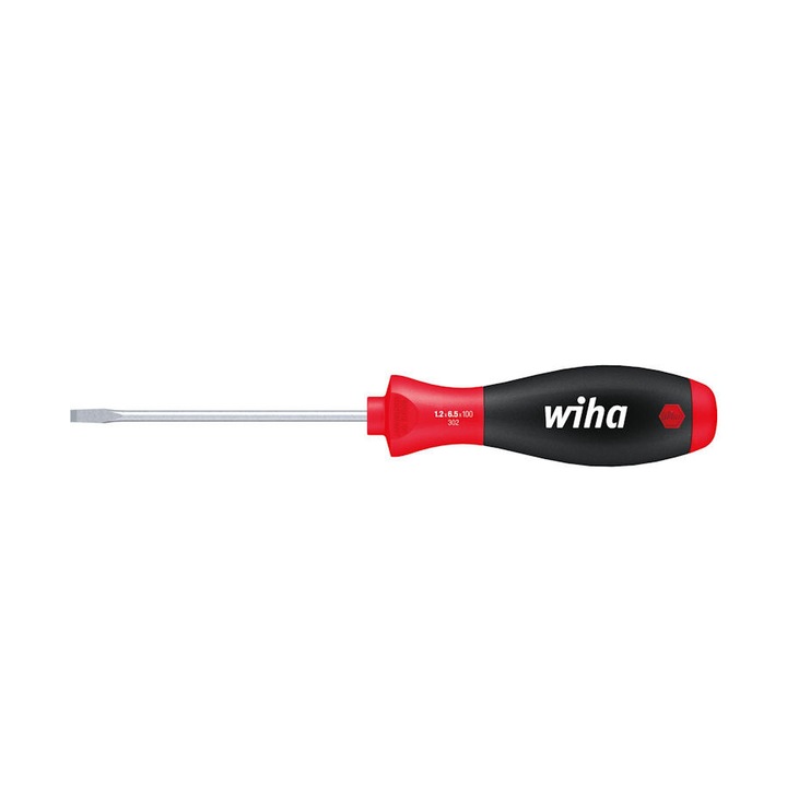 Отвертка плоска Wiha SoftFinish 8x300mm, Професионална