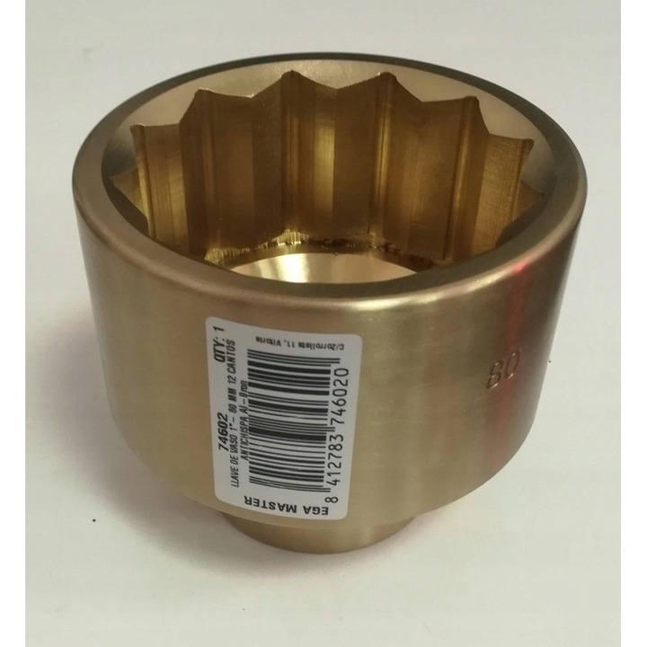 Cheie tubulara Ega Master 74602, 80 mm, 1", antiscantei