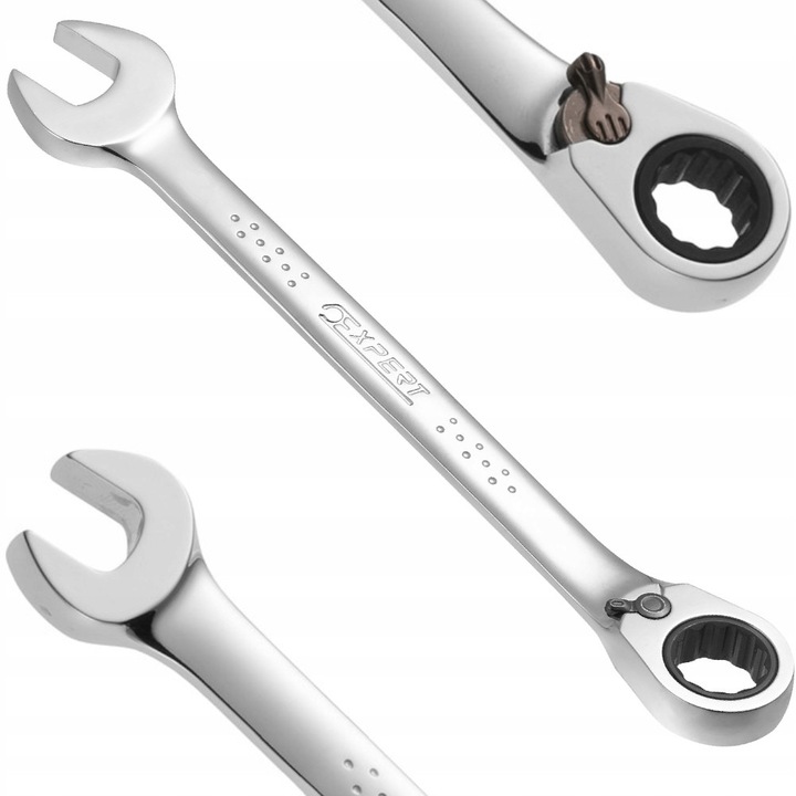 Cheie tubulara-inelara Expert 21 mm cu clichet E117370