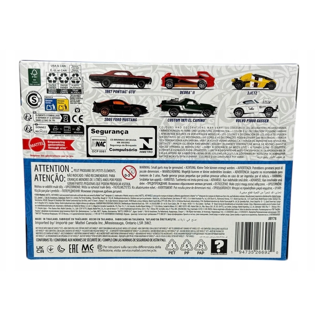 Set 6 Masinute Hot Wheels Legends Tour Colectia Noua JBY78 - eMAG.ro