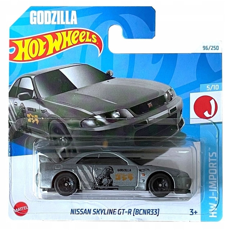 Hot Wheels Nissan Skyline GT-R Godzilla HTD96-N521 Gri 1:64 - eMAG.ro