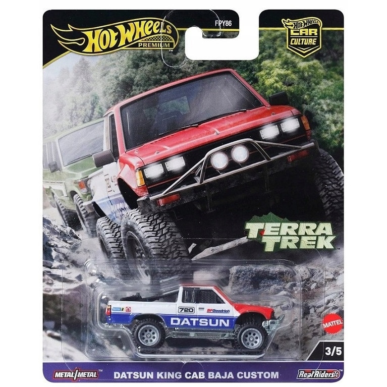 Masinuta Hot Wheels Datsun King Cab Baja Custom 1:64 - eMAG.ro