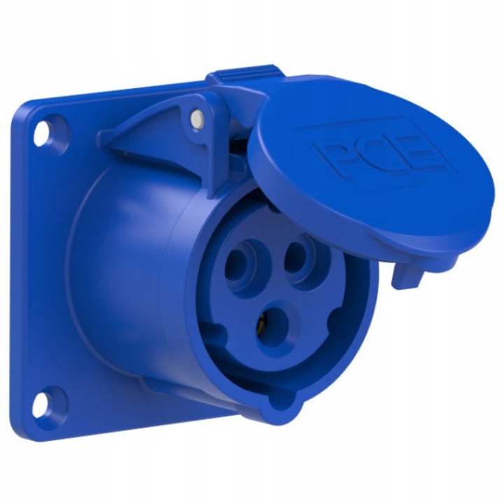 Priza industriala PCE IP44 16A seria 313-6 pentru evenimente