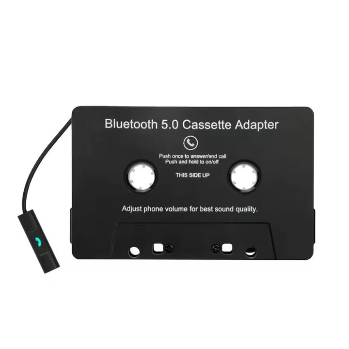 Bluetooth 5.0 autós sztereó adapter, autórádió MP3 sztereó, autóba való, fekete