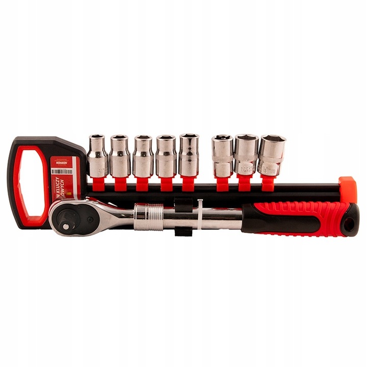 Csőkulcs készlet 11-19mm, kihúzható racsnival 1/2" GMP