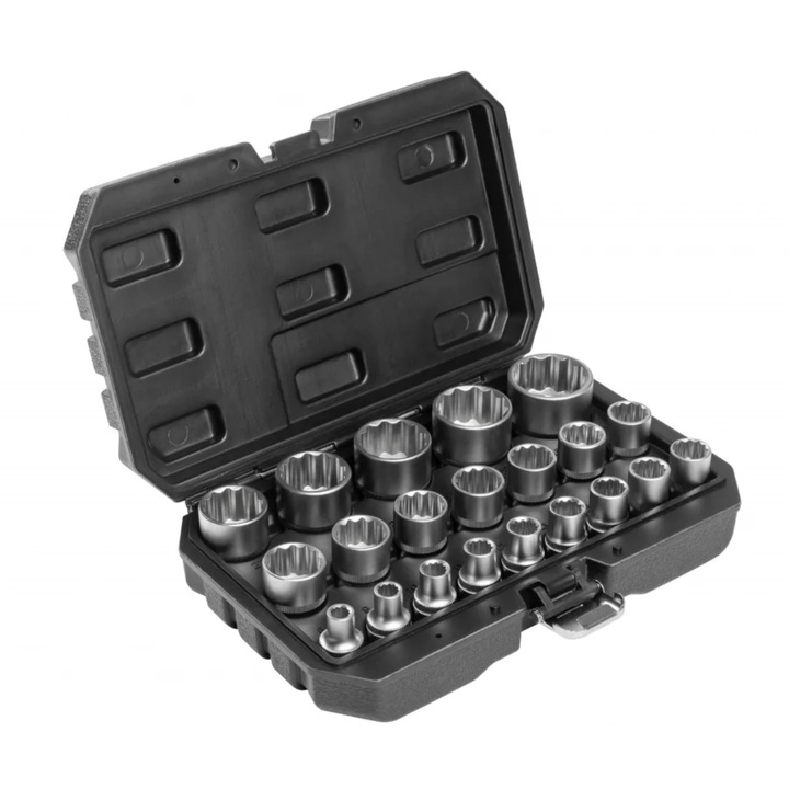 Set Chei Tubulare HOGERT 1/2 inch, 21 Piese, CrV